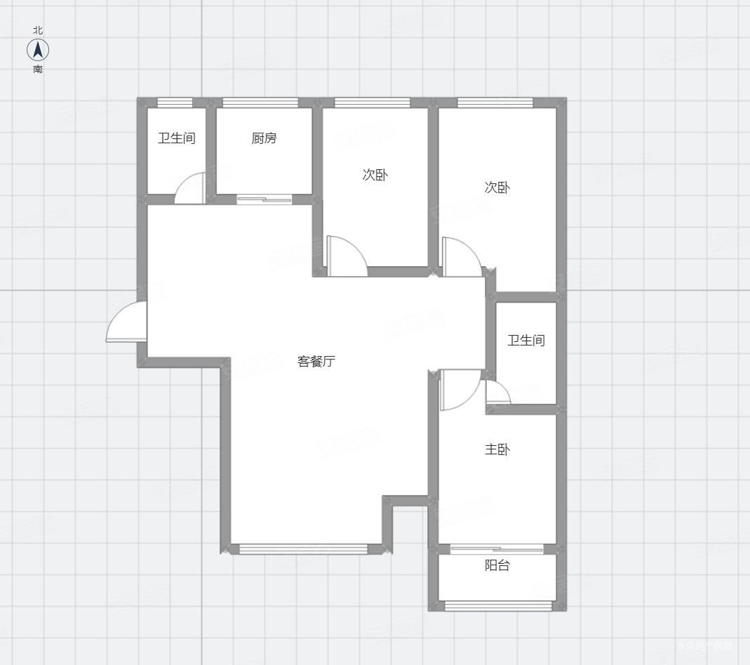 阳面大客厅送车位带电梯和平路好楼层水印城
