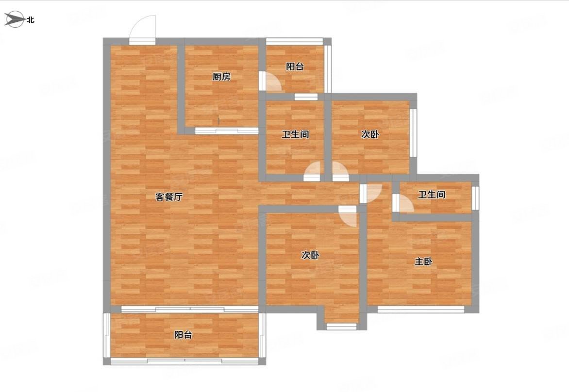 4号线地铁口玖珑府3房楼层视野好房屋保养好