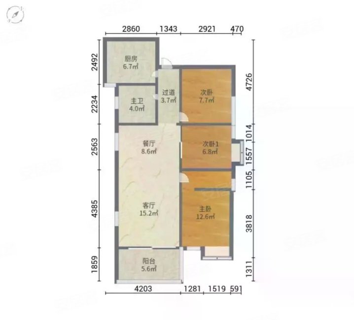 富力半岛花园 刚需小三居 带电梯 近地铁 交通便捷 满五