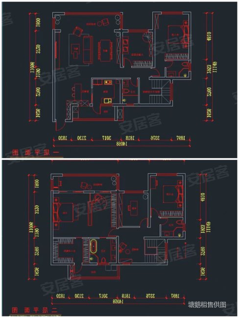 龙湖西宸原著5室2厅4卫189.97㎡南北588万