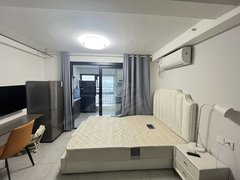 重庆北碚蔡家轨道曹家湾 精装北欧风单间配套 可做饭 落地窗 视野好出租房源真实图片