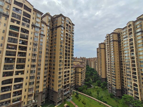 广州增城广园东翡翠绿洲森林半岛商业街楼上精美二房,拎包入住出租