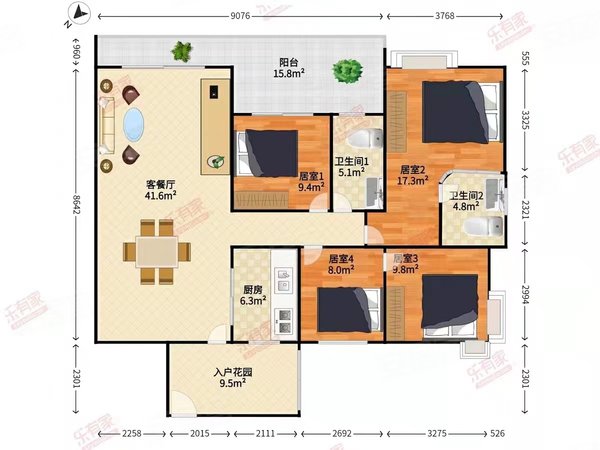 深圳龙华大浪金威大厦元芬地铁口金威大厦小区四房全齐出租只要4800