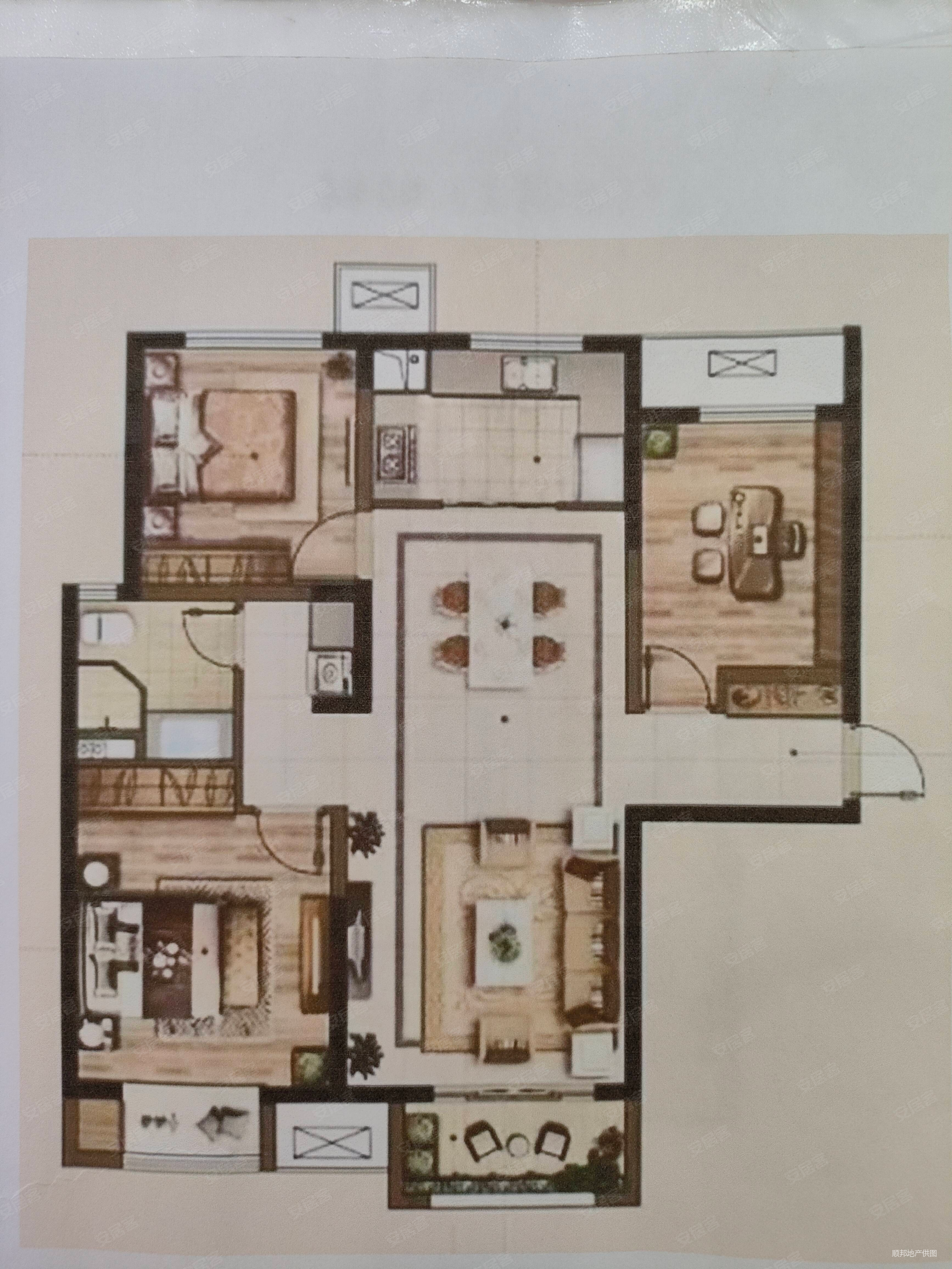 急售海亮德文郡三室一卫楼层好看房方便