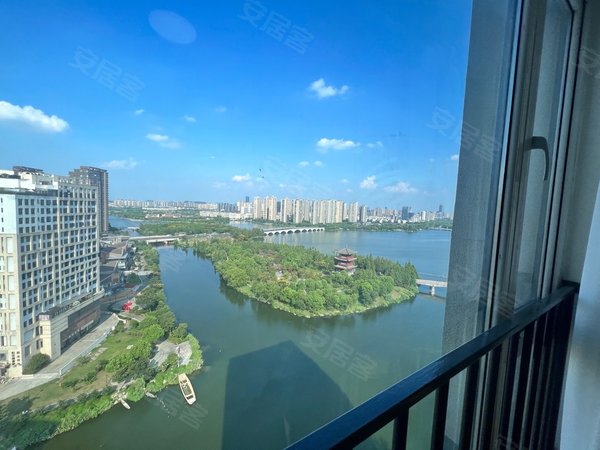 绍兴柯桥华舍金地自在城商业二期金地精装公寓 配套齐全 湖景绝绝子