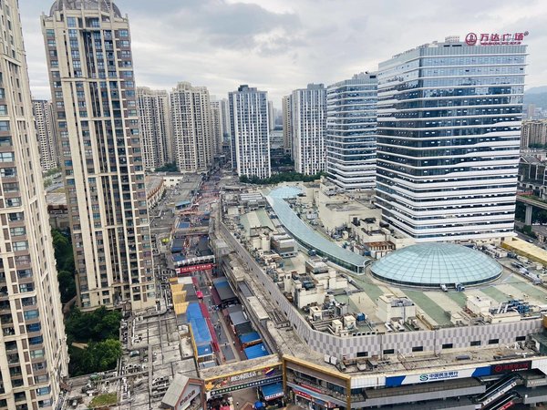 重庆巴南龙洲湾旭辉城(商住楼)巴南万达 永辉超市 轻轨站 交通方便 押