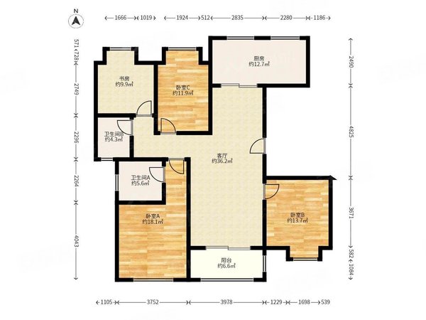 苏州工业园青剑湖雍景湾(东区)急租  雍景湾东区精装大四房  领包入住