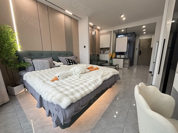 金华东阳东阳市中心吴宁西路7,13号楼好乐多 新光汇 一室一厅 超大房间 干湿分离起租出租房源真实图片