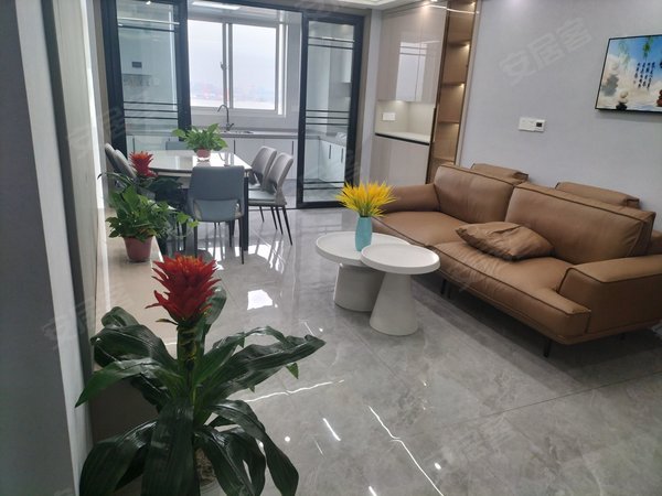 无锡江阴云亭首创瑞府江阴敔山湾美嘉城旁新现代装修三房两厅出租