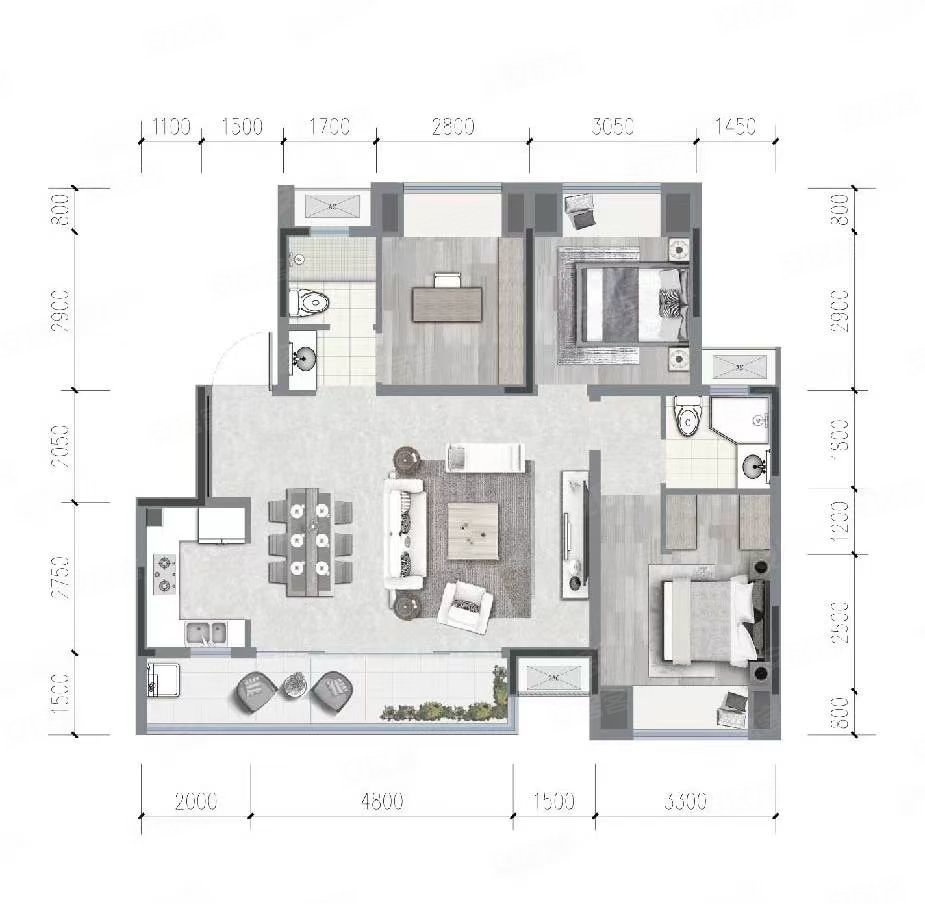 华宇两江御临府五期珑月台