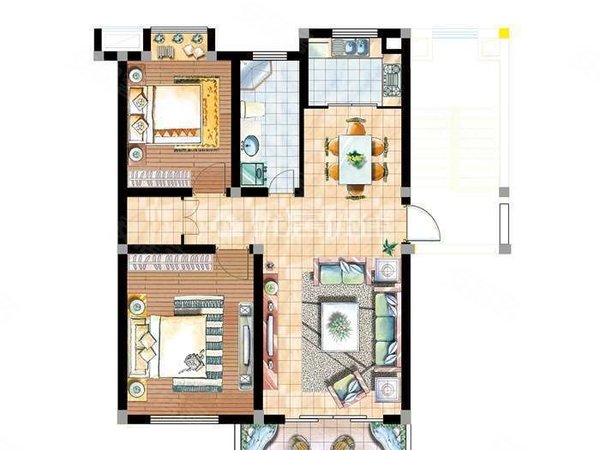 重庆渝北农业园区隆鑫鸿府两房两厅一卫住家精装修看房提前联系出租