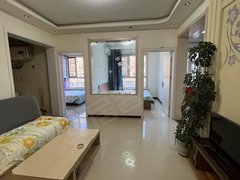 辽源龙山龙山城区六条隆府嘉园东区电梯2楼两室一厅家电齐全空调指纹锁拎包入住出租房源真实图片