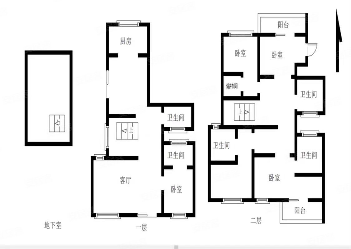 联泰天禧5室3厅3卫288㎡南北1100万