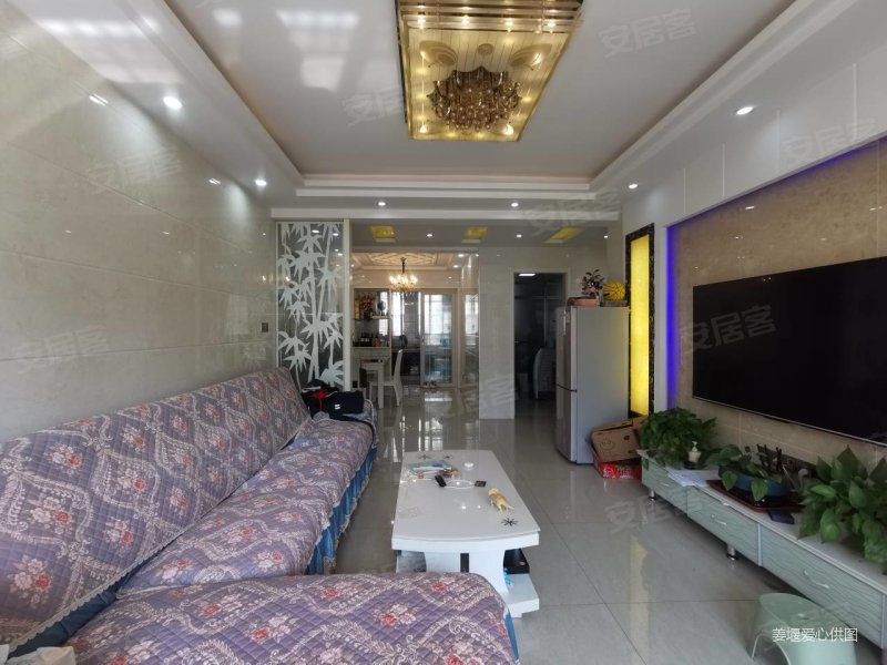 南北通透 有衣帽间 车棚 中层 采光好,润景国际花园二手房,105万,2室2