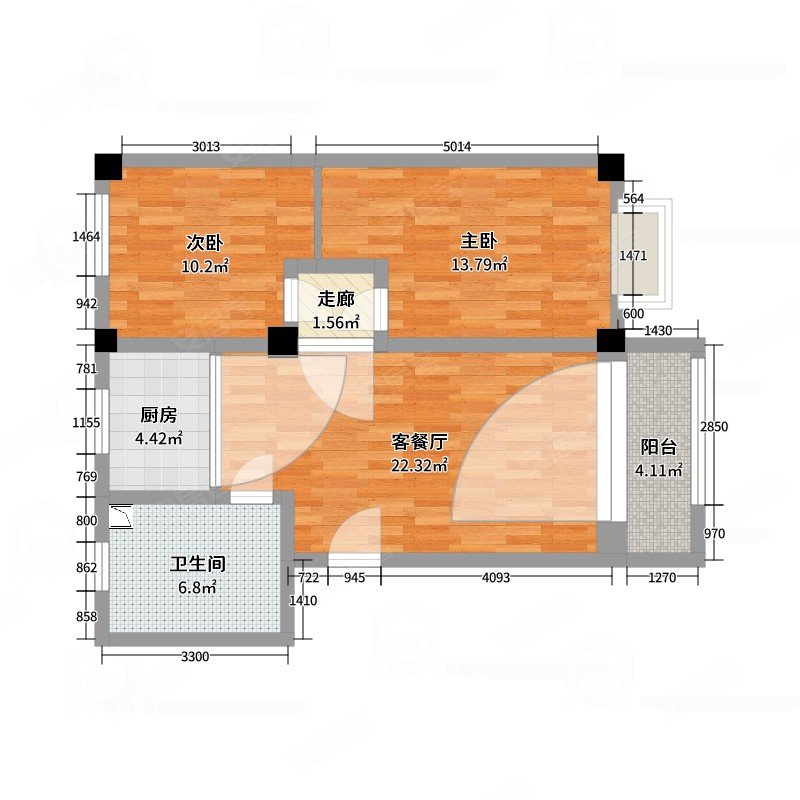 文化小区3室2厅1卫115㎡南北46万