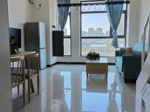 【多图】烟台毅德城,大东夼租房,黄务 毅德城 精装复式公寓 家具家电