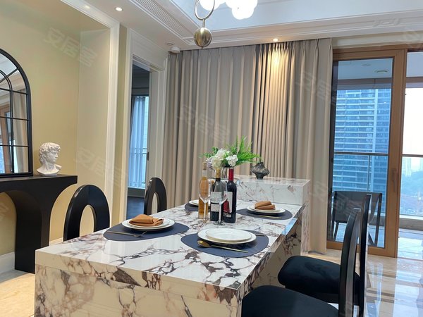 重庆江北寸滩中国铁建西派城1期样板间设计 全新高端家私 可月付 可短