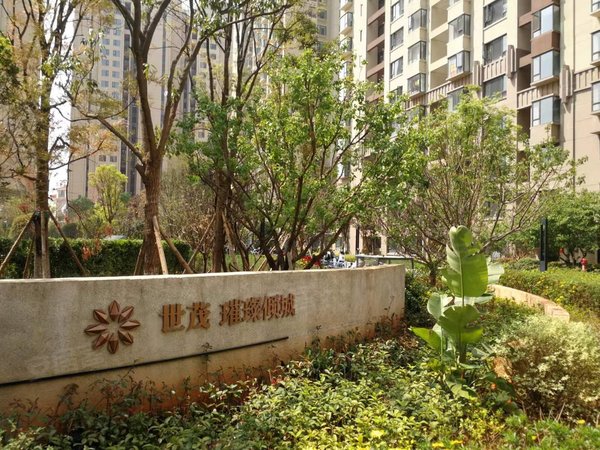 昆明官渡巫家坝世茂璀璨倾城康乐茶城旁世茂璀璨单间带家具电梯房高层