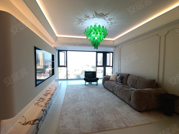 金华东阳横店横店南江府南江府高楼层边套3室，奶油风装修，包物业宽带费，看房有密码出租房源真实图片