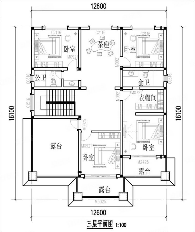 德馨园(别墅)4室3厅3卫305㎡南北488万