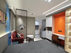 永康永康市区天鹅路商业街西站 宝龙 步行街 智能带投影 家电齐全 价格实惠 好停车出租房源真实图片