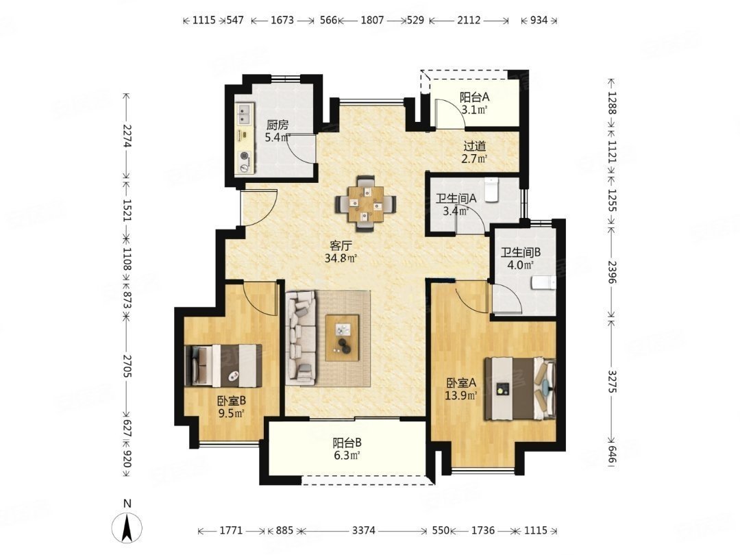 已满两年苏州湾板块半岛印象花园洋房全天采光视野不遮挡