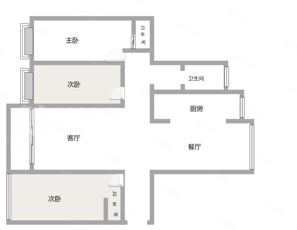 和谐家园(红谷滩)3室2厅3卫132.22㎡南173万