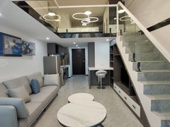 南昌红谷滩怡园路万达金街旁豪华轻奢两房公寓专属管家高档小区品质全新家具家电出租房源真实图片