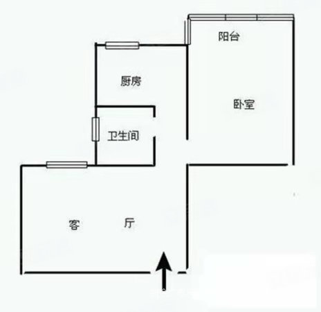 公园一号3室2厅1卫126㎡南北66万