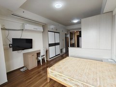 江门蓬江北新高楼层拎包入住,万达公寓向东户型只需 1300 元月出租房源真实图片