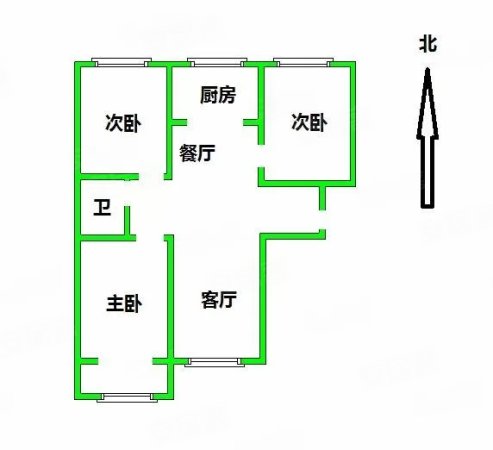 西苑小区(定兴)3室2厅1卫108㎡南北98万