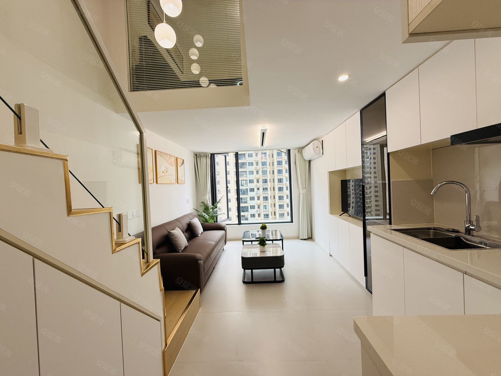 涂家冲 黄土岭 凯德广场奶油风复试押一付一拎包入住民水民电