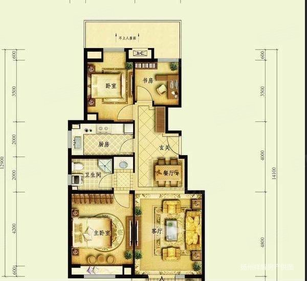 王巷新村3室1厅1卫77㎡南北79.8万