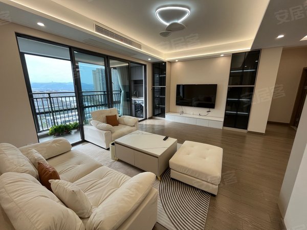 绍兴柯桥柯桥万科芳塔纳丽万科湖心湾豪装3室2厅2卫家具家电齐全拎包