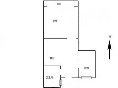 上海徐汇华泾华欣家园 1室1厅1卫  43平米出租房源真实图片