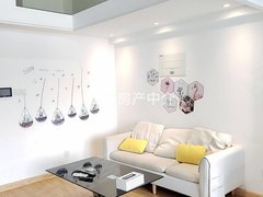 湖州吴兴八里店镇十五中边上悦界复式单身，2室2厅1卫，精装修家具家电齐全出租房源真实图片