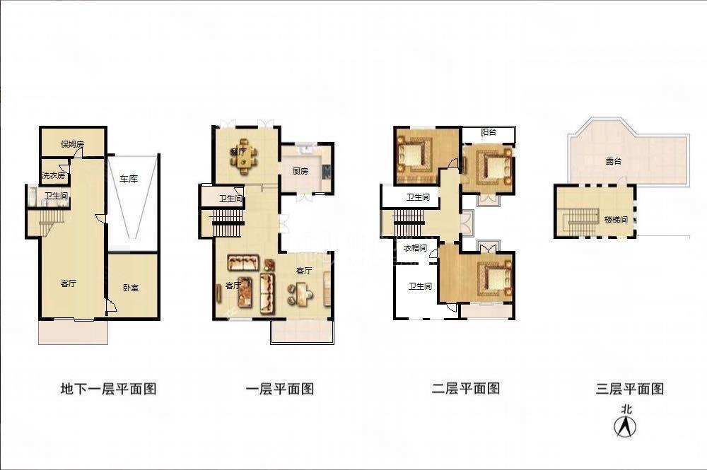 俐马花园4室3厅4卫269.97㎡南北5388万