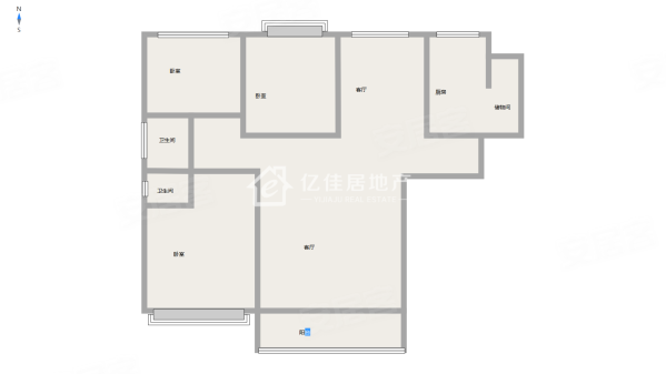 圣庄园3室2厅2卫132㎡南北69万