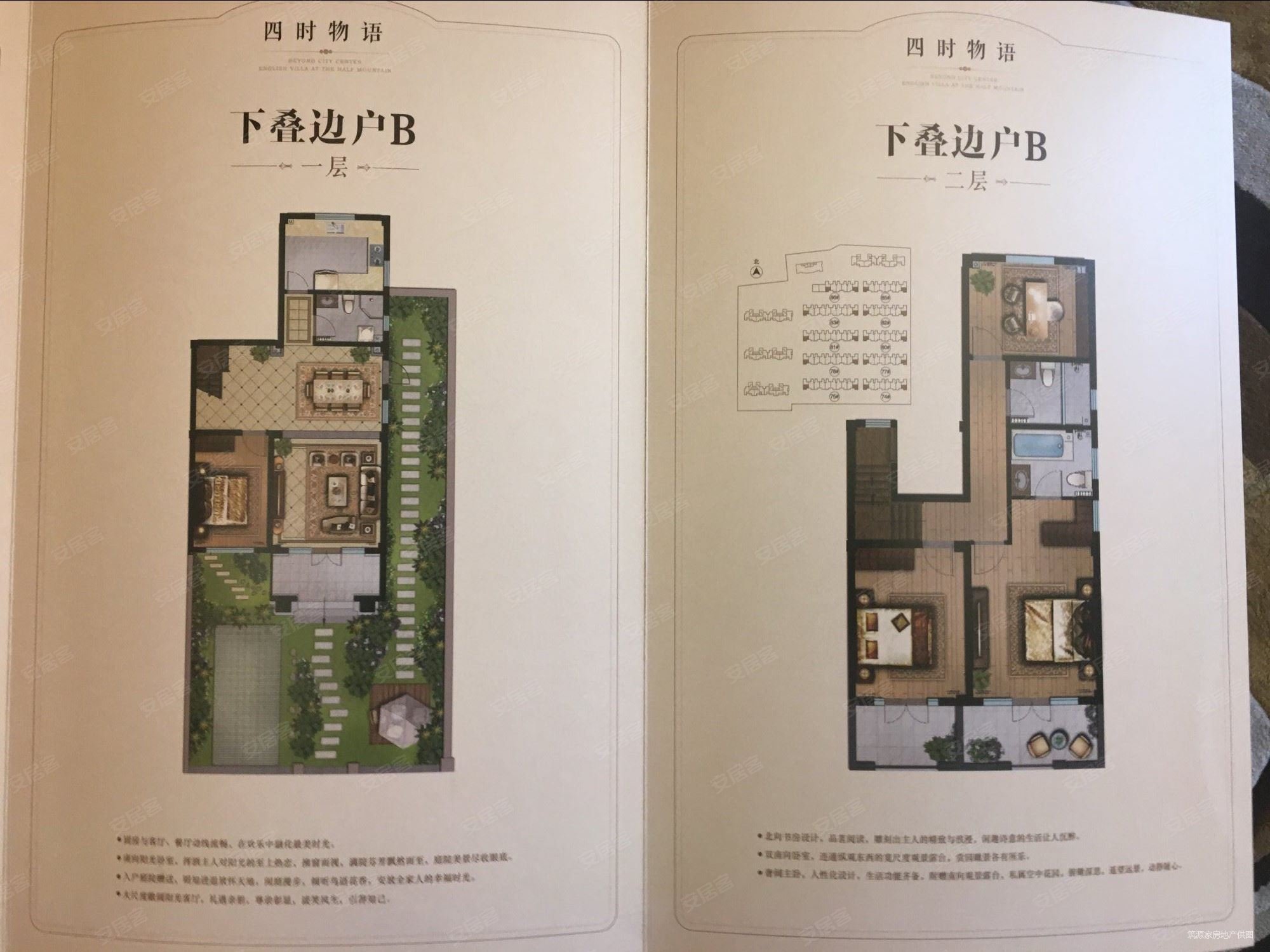 叠拼别墅户型 经典图片