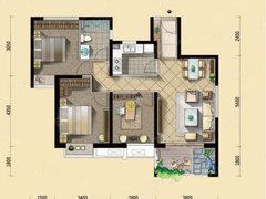 厦门集美同集南路海上五月花海明薇 3室2厅1卫出租房源真实图片