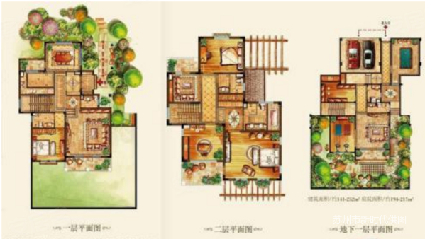 亿城天筑5室3厅3卫185㎡南北290万