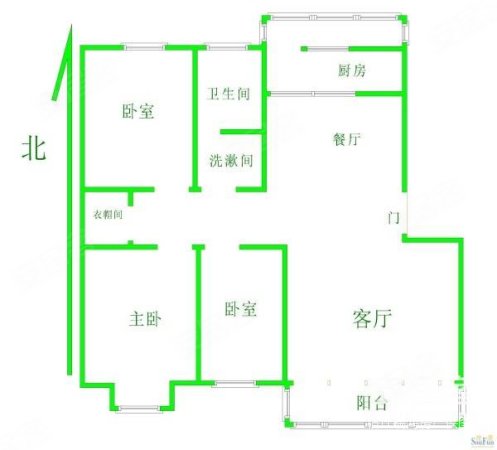 卧龙湾(宿豫)3室2厅2卫114㎡南北96.8万