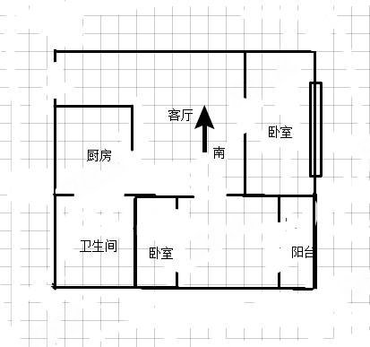 锡局红新村2室2厅1卫68㎡南北21.8万