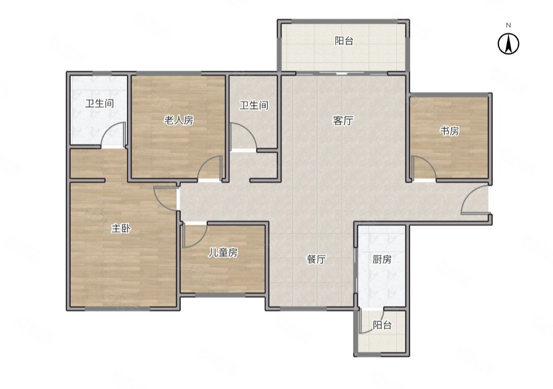 产权清晰 可公积金贷款 证在手 包税过户,龙光君悦华庭二手房,95万,4