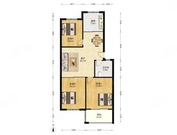 人民医院南 虞河旁 楼层低 满五 带地下室,华安世纪樱园二手房,72万,3