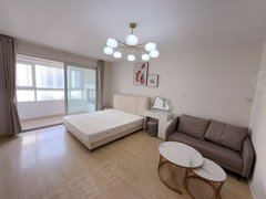 青岛市北河西新出好房无中介!近三号线和达中心凯德广场 精装主卧带阳台出租房源真实图片