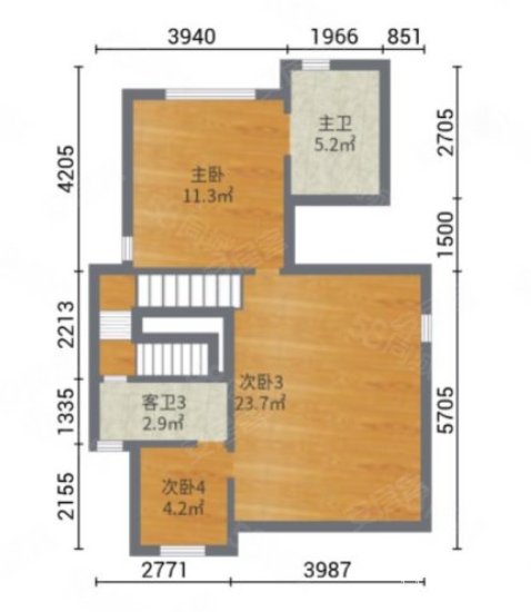 佛罗城堡7室2厅5卫505㎡南北772万