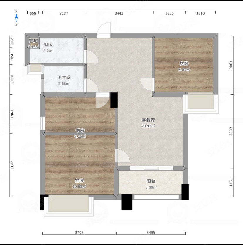 阳光城丽兹公馆户型图图片