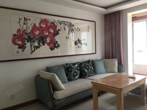 潍坊青州青州城区海岱苑南苑活岱苑1楼 精装2室90平 带家具家电 车库