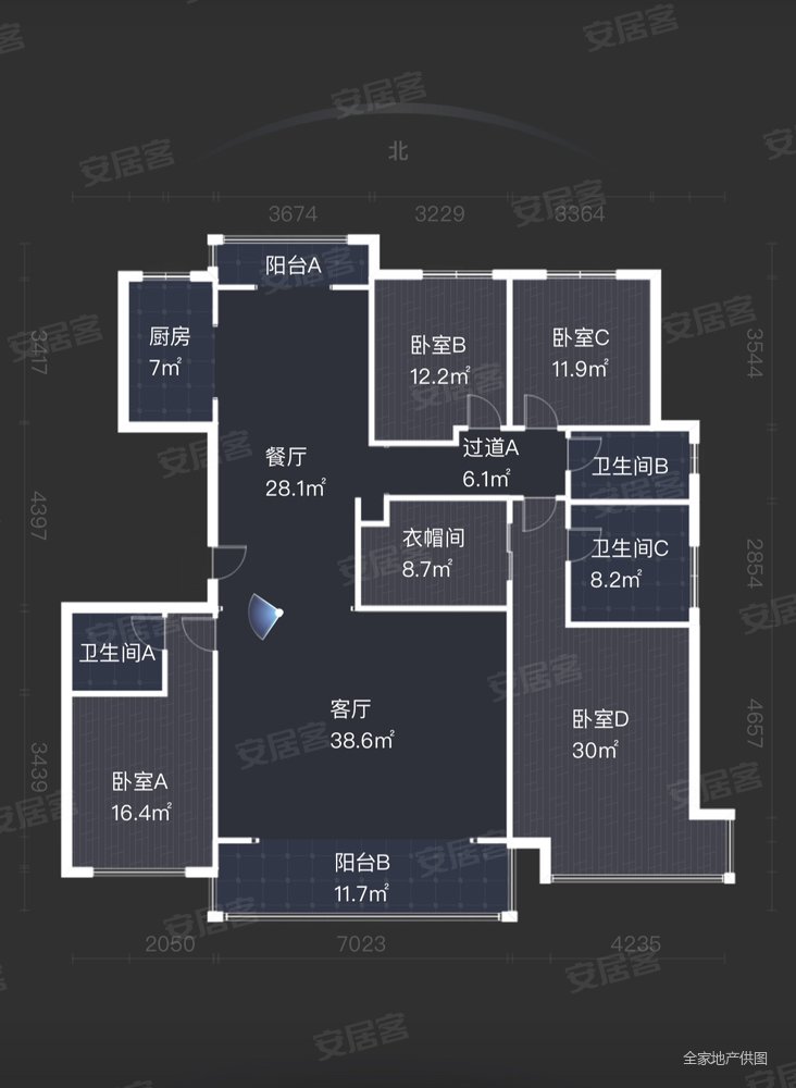 强 220平豪装4房 正弘臻 满2年 带车位 价优!